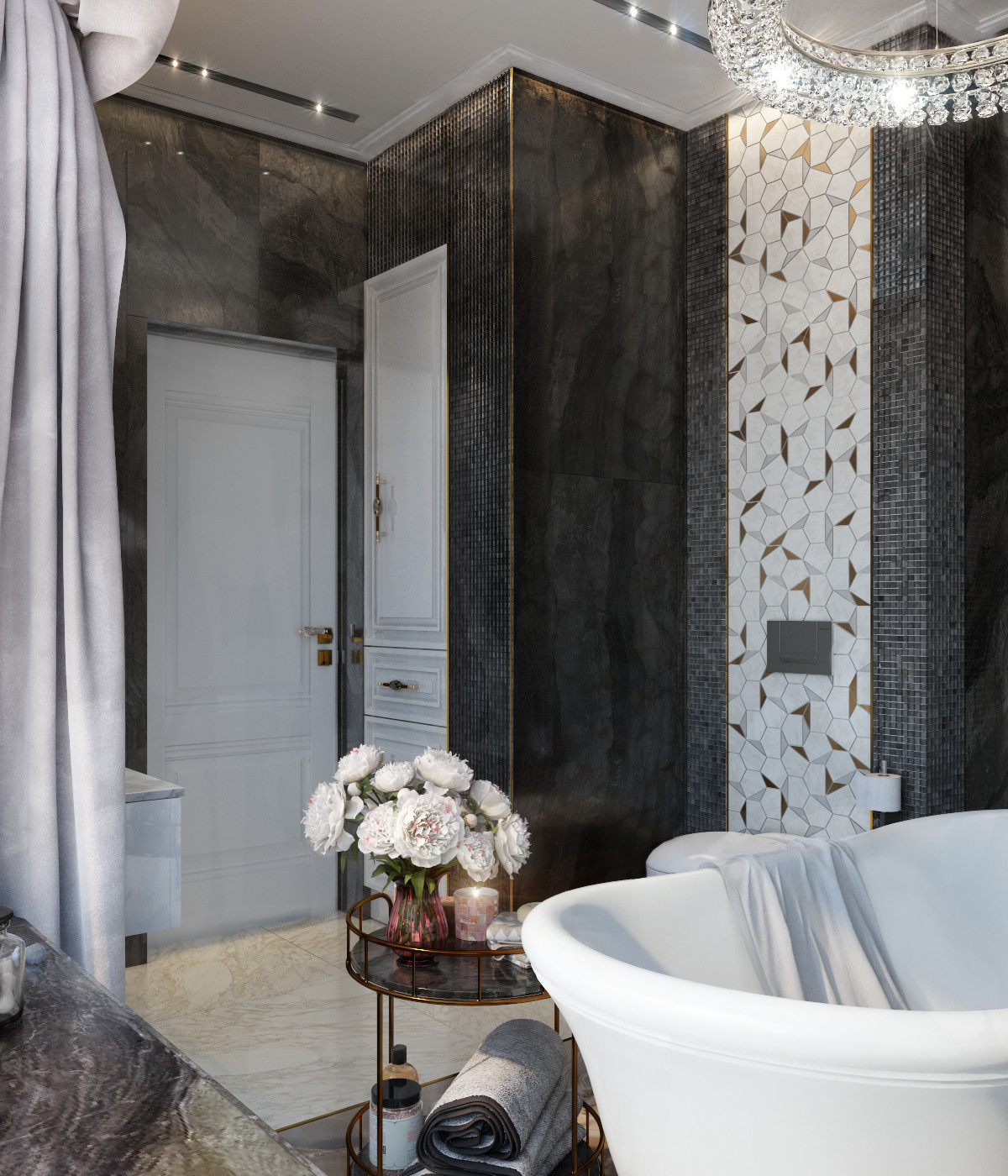 Ванна в стиле арт-деко