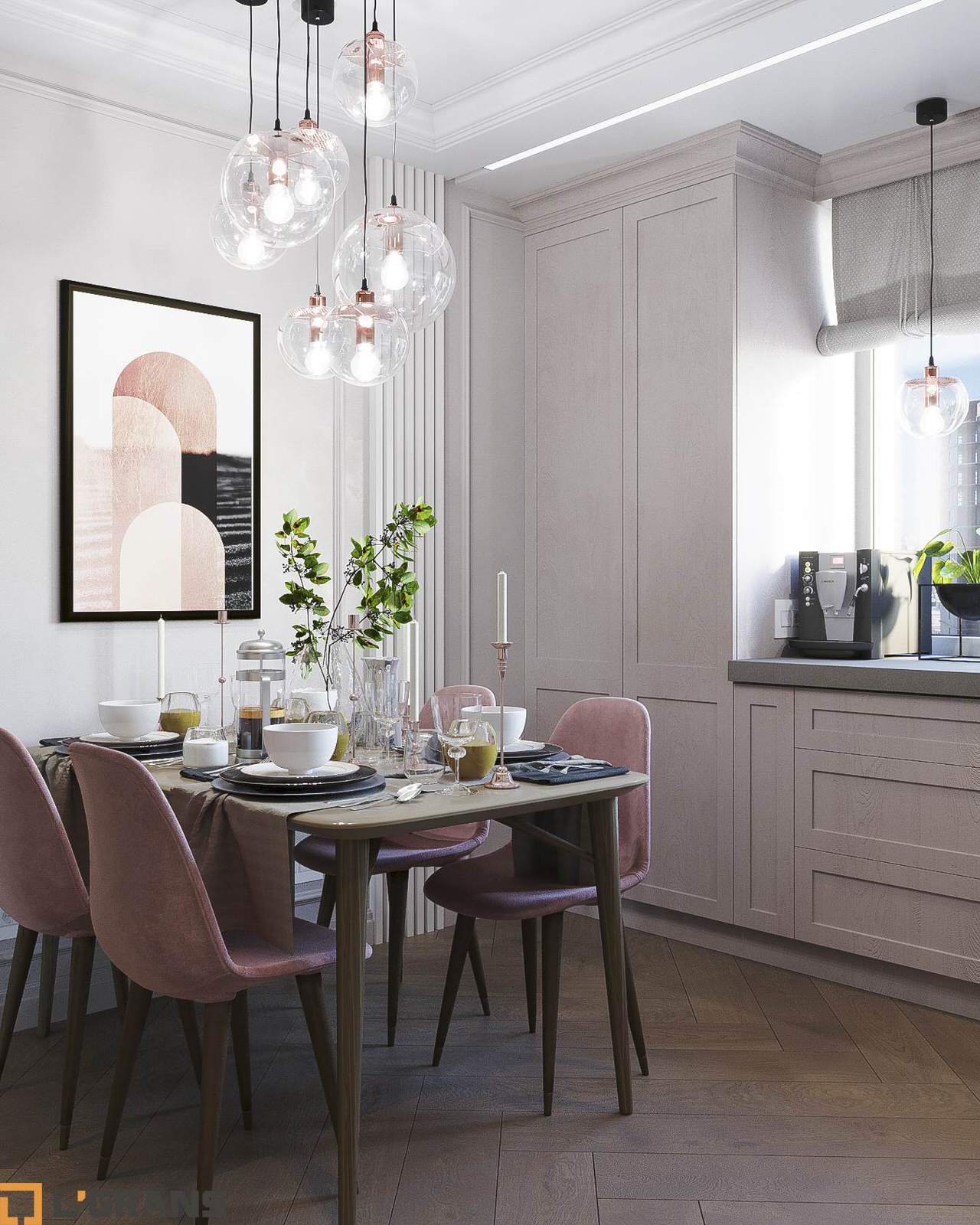 Дизайн проект интерьера квартиры в ЖК Пионерский