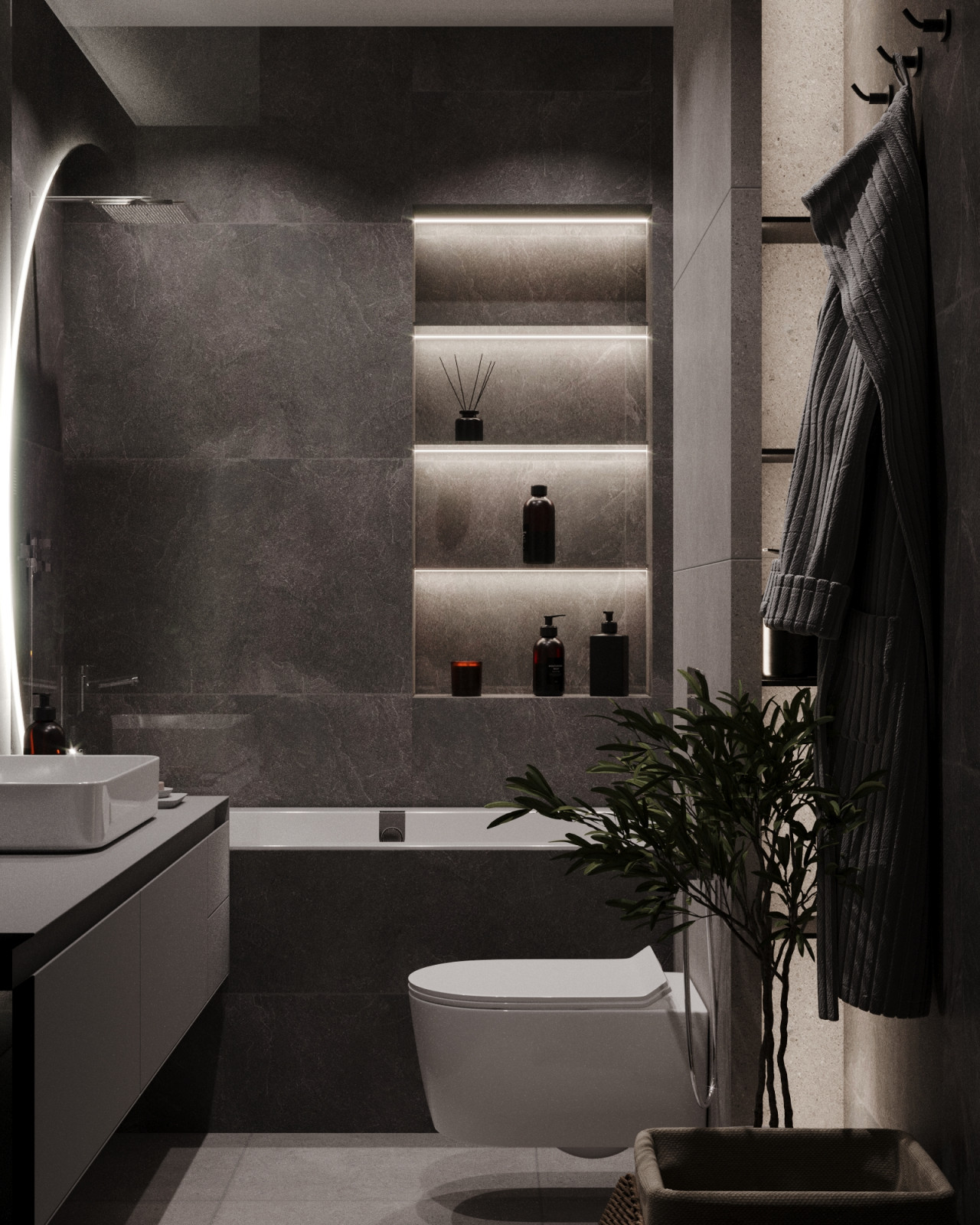 Интерьер квартиры 87м2 в поселке парке Весна