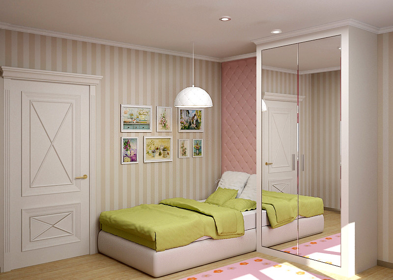 Квартира в современном классическом стиле.