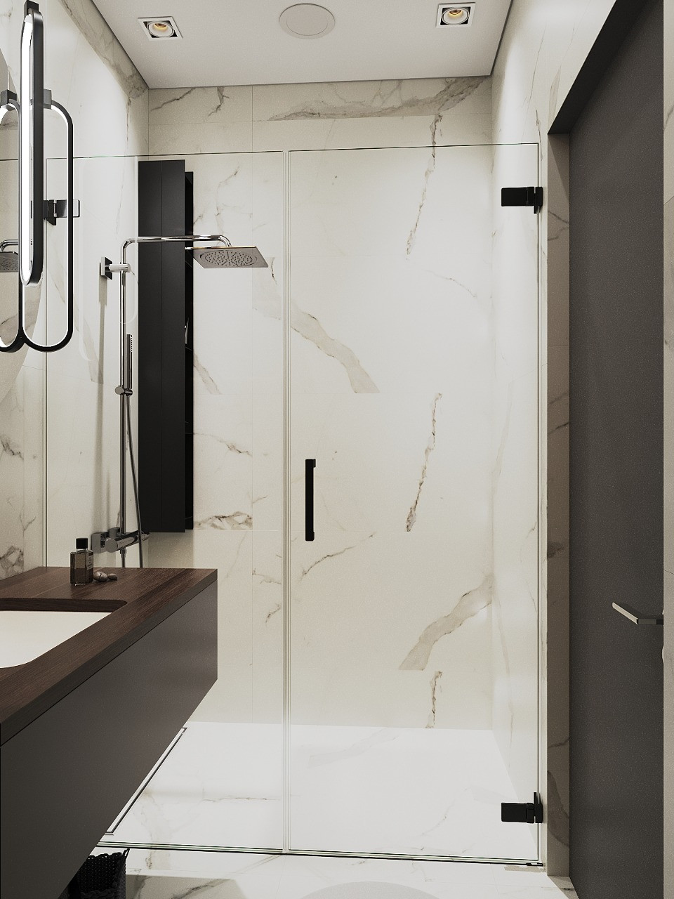 Варианты санузла в частном доме при гостевой спальне