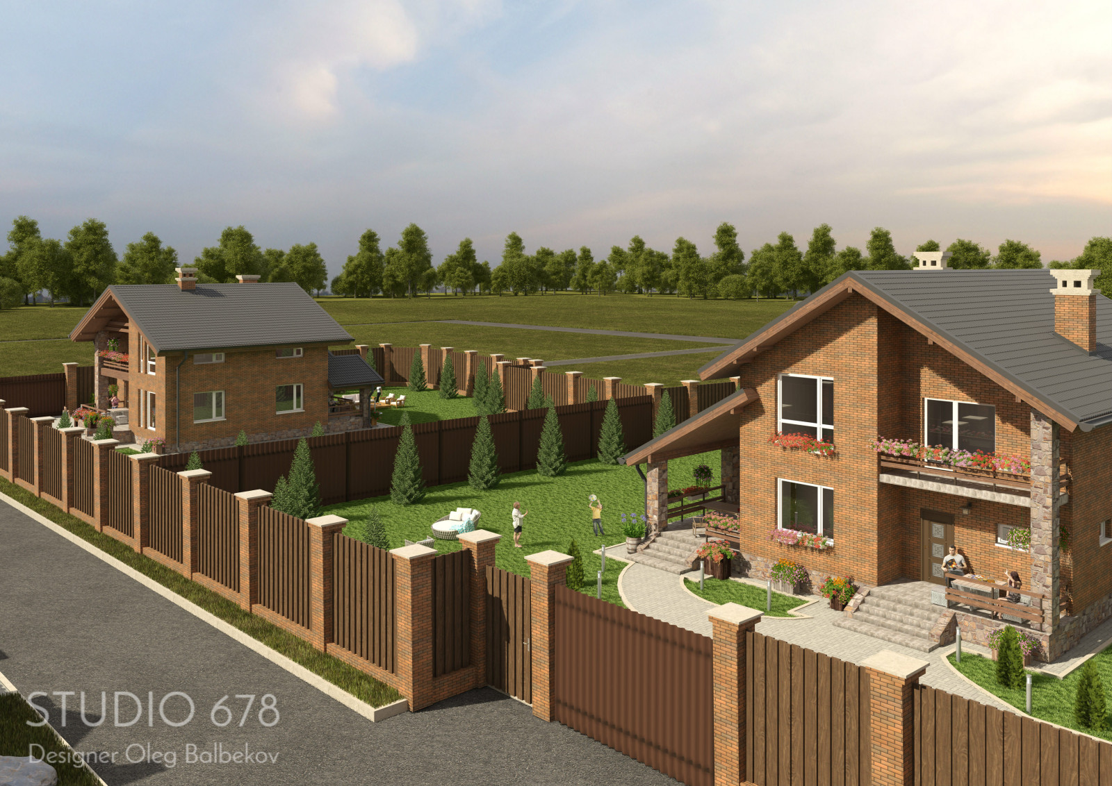 Обложка проекта: Коттеджный поселок 2