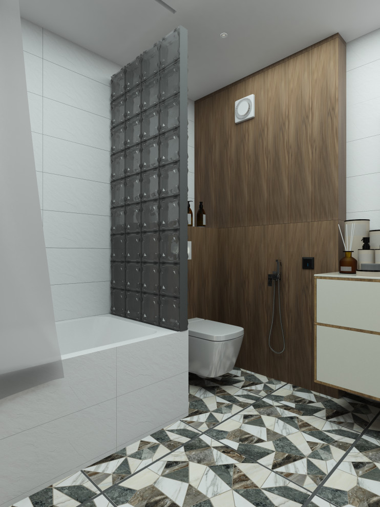 Санузел из проекта 3-х комн квартиры