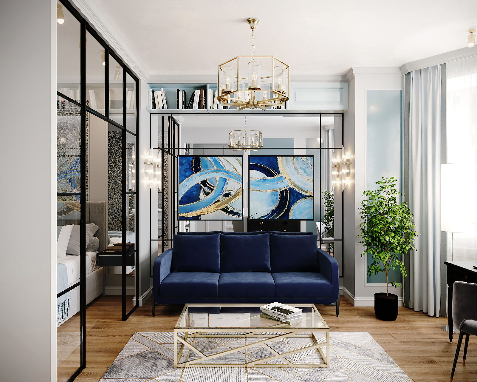 "Голубой жемчуг" Квартира 43 кв.м  г.Москва