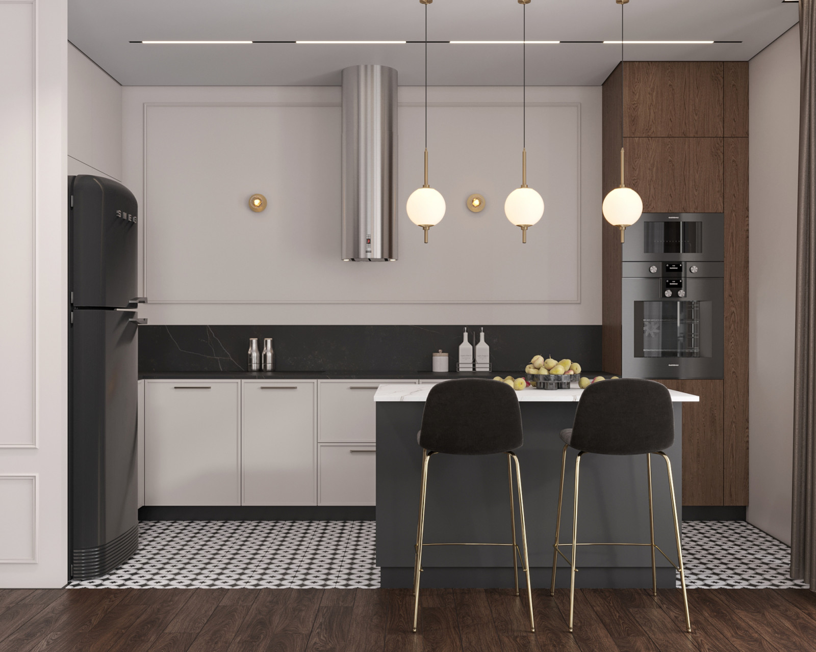 Дизайн проект загородного дома 110 кв.м.