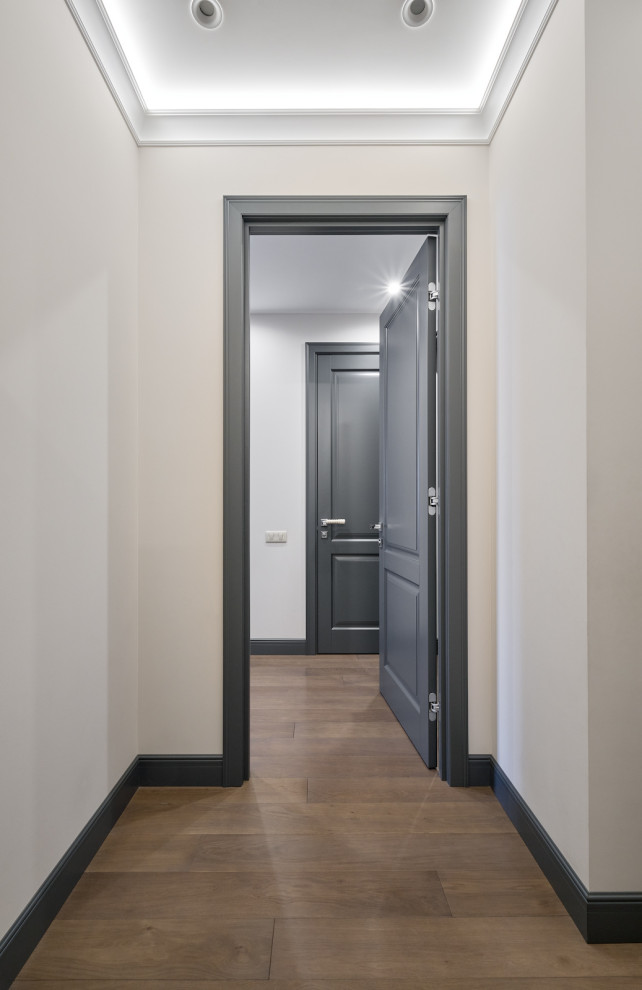 Квартира в серо-белых тонах