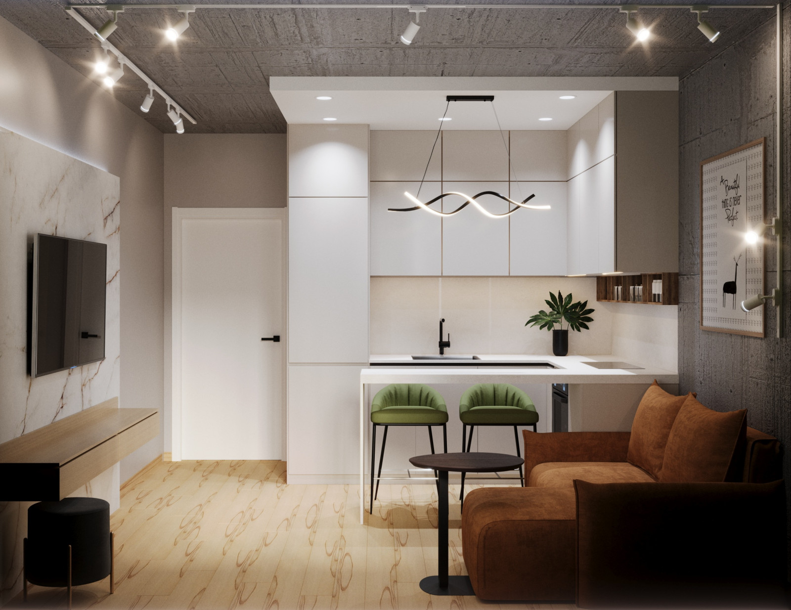 Квартира 36 квадратов. 2024 г.