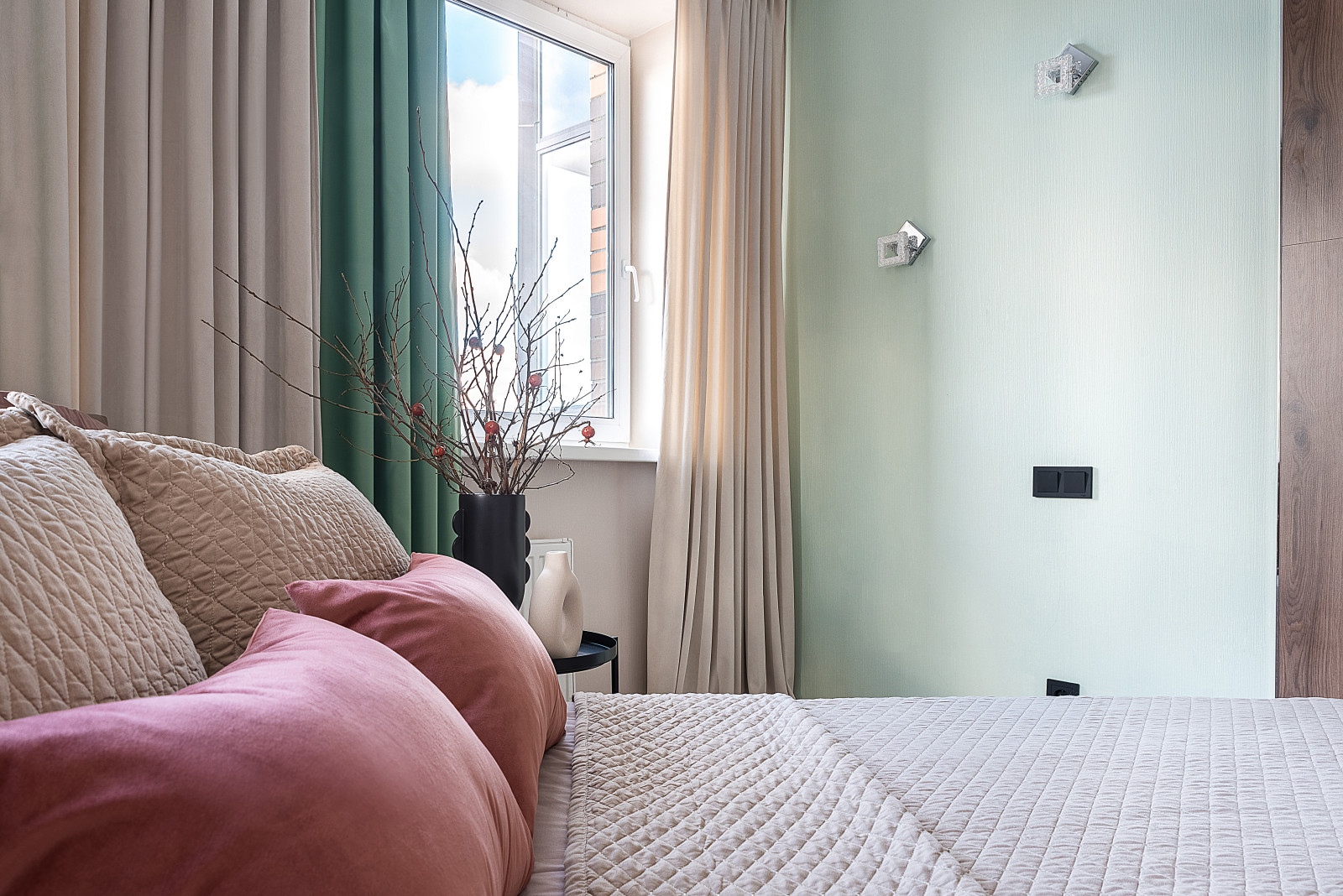 До и после: 35 кв.м. — пятиугольная квартира