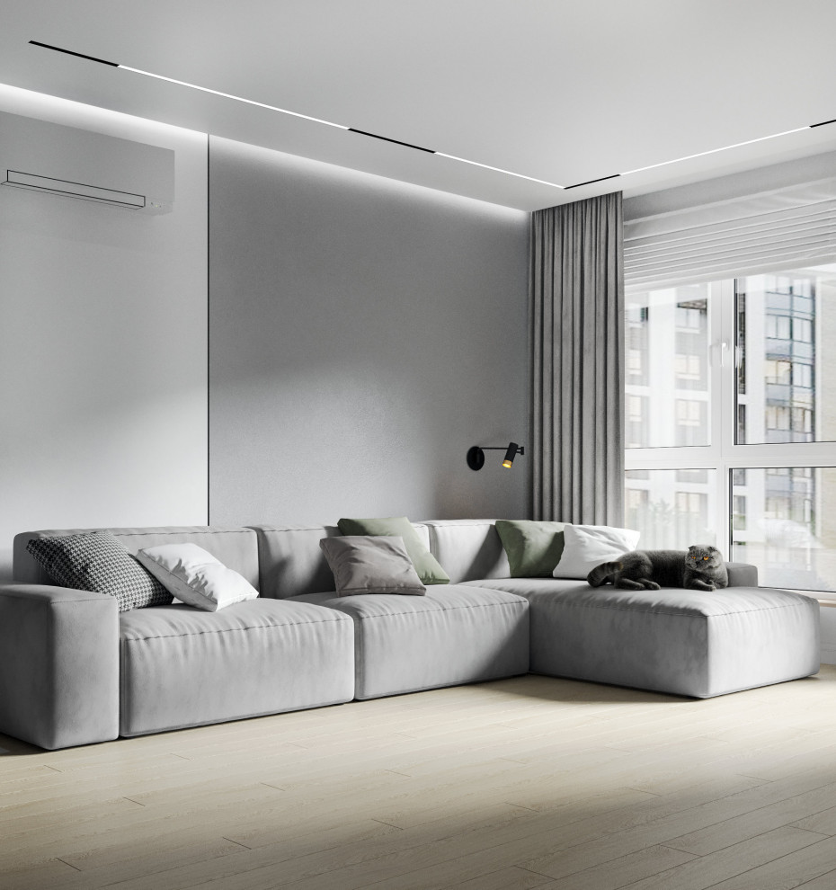 Обложка проекта: Дизайн-проект квартиры в ЖК «Левада»