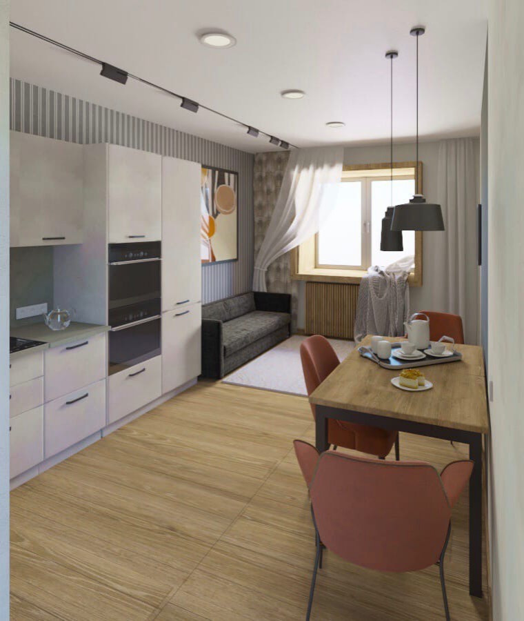 трехкомнатная квартира