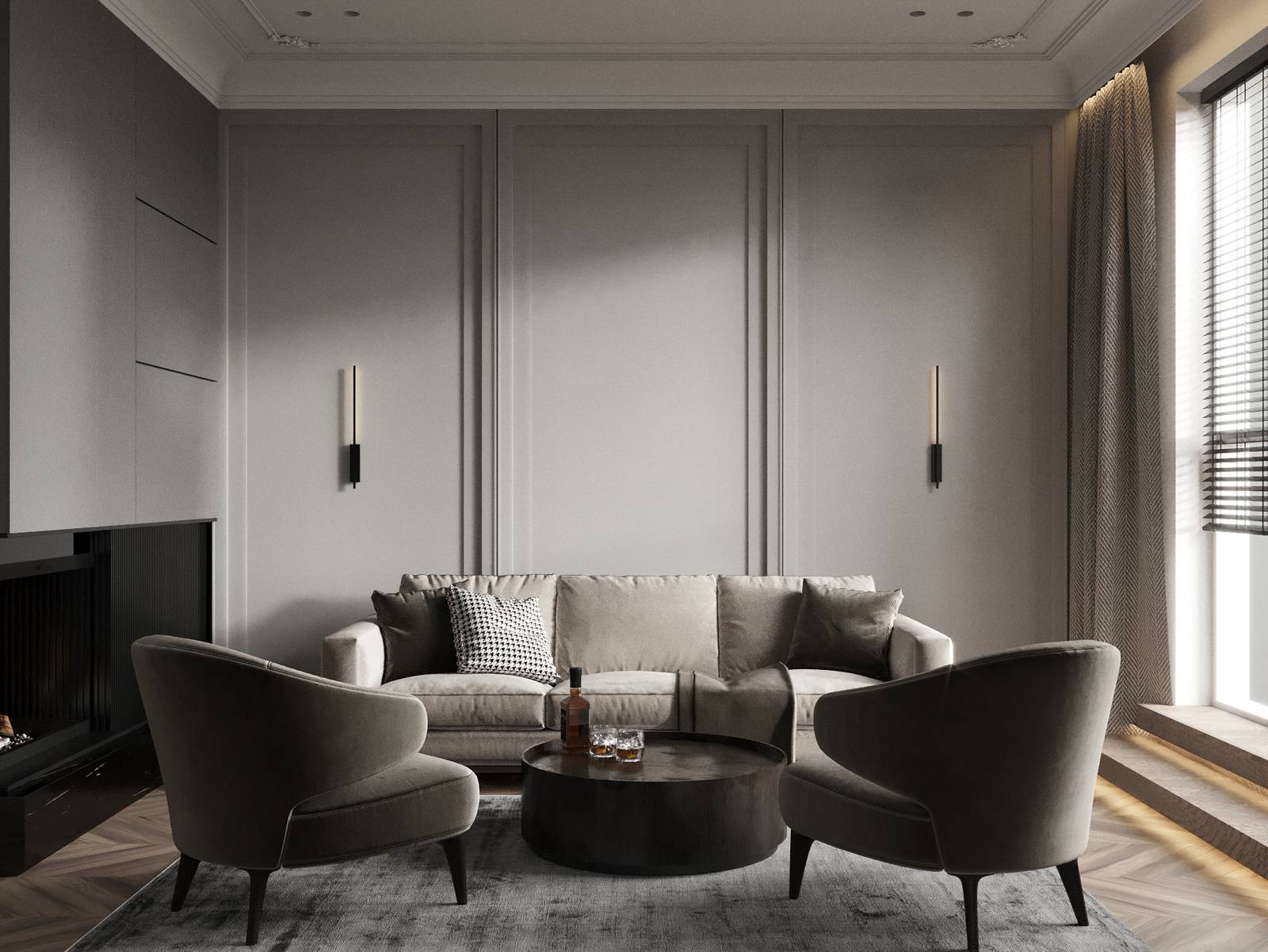 Дизайн-проект пентхауса 180м2 в г. Владивостоке