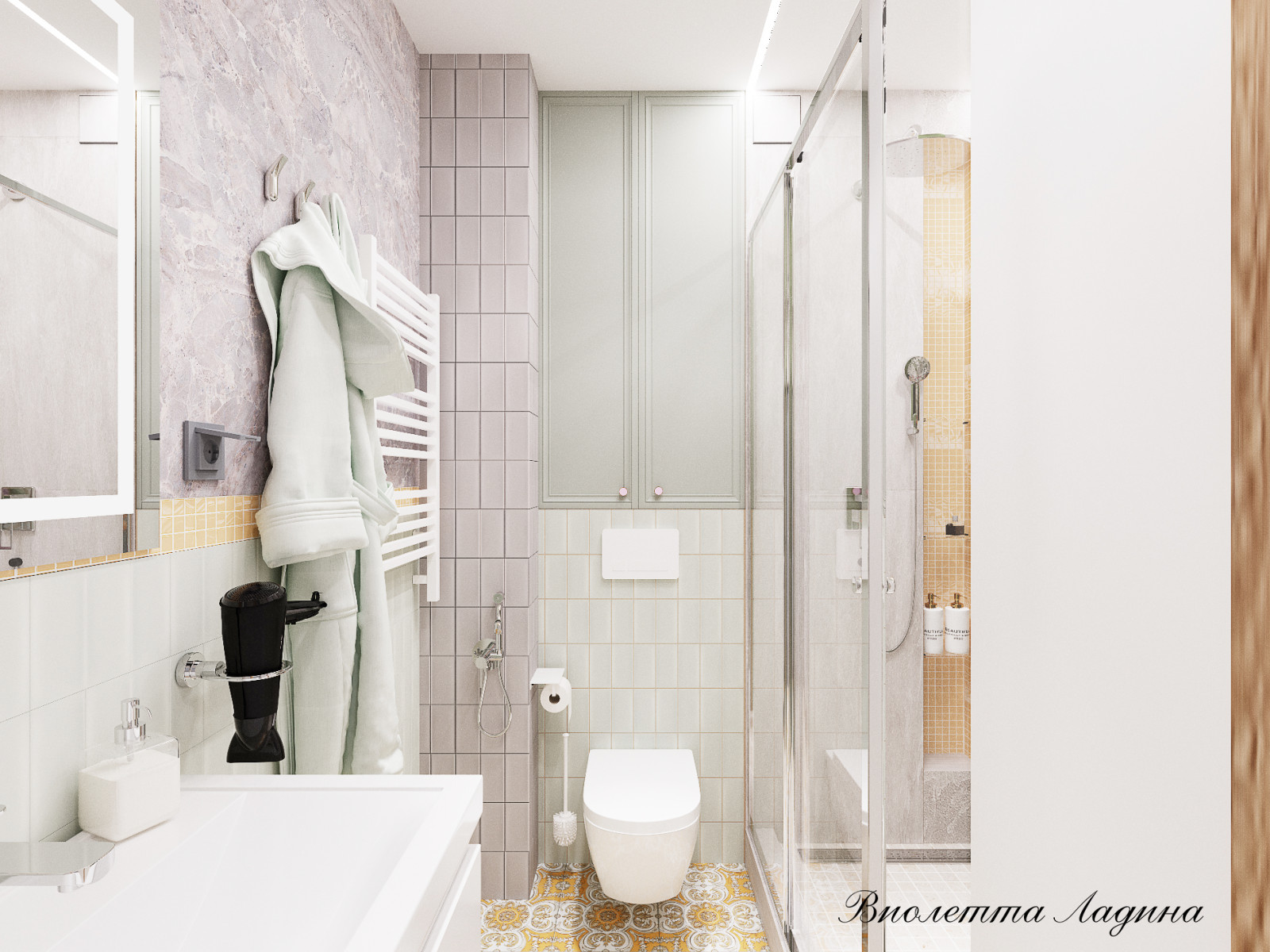 Обложка проекта: ЖК -ГринВуд. Двушка .6 этаж