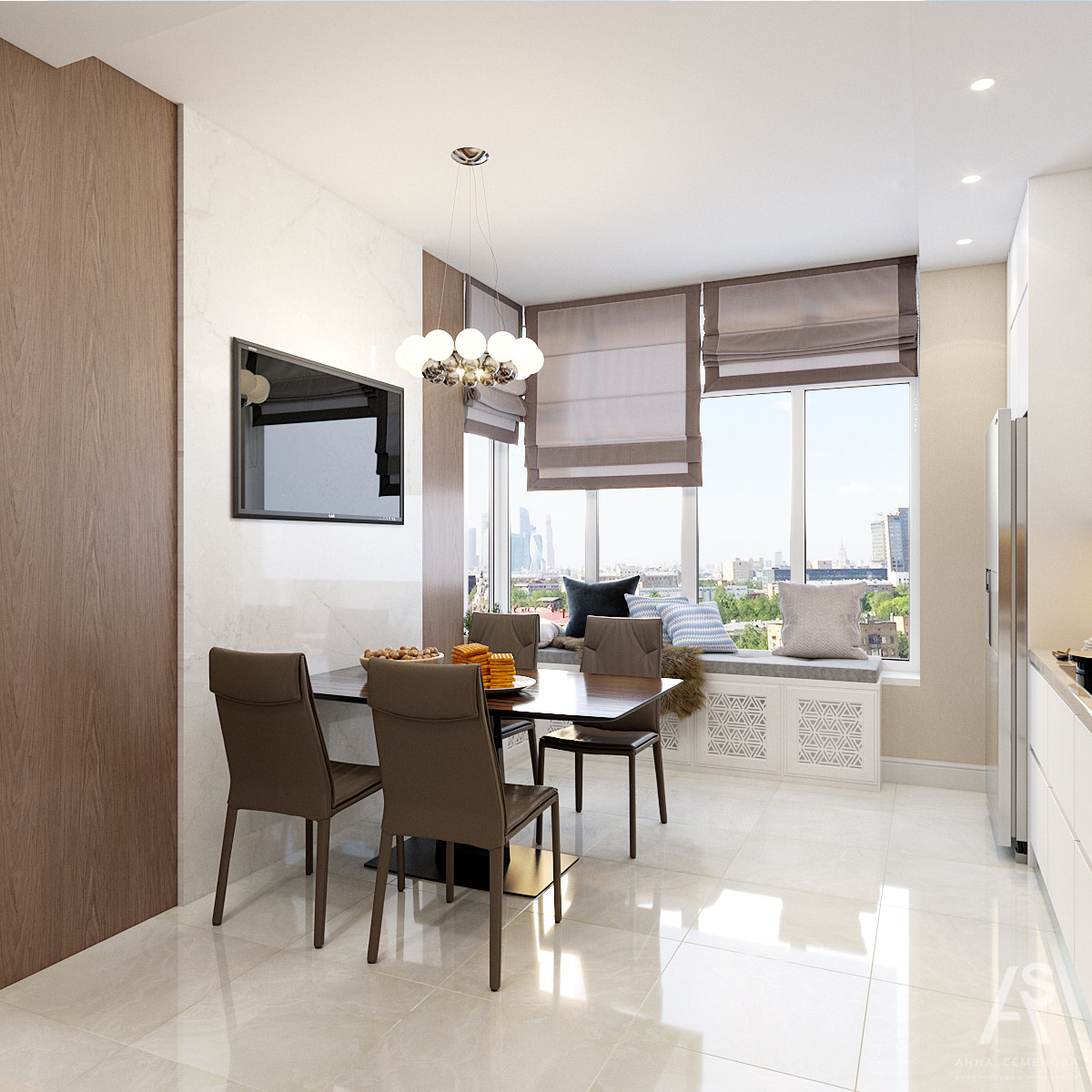 Квартира 110 м2 в ЖК Янтарный город