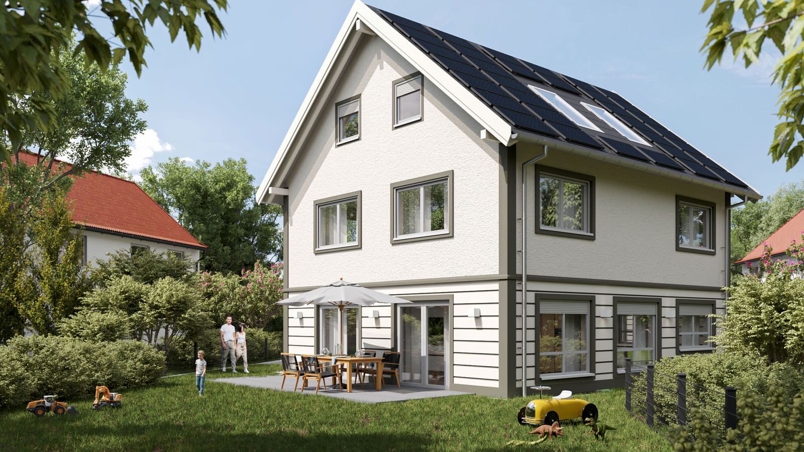 Riemerling, Außen und Innenvisualisierung, inklusive 3D Grundrissen