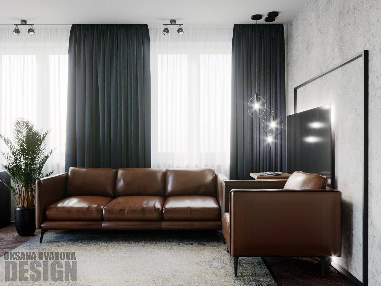 LOFT пространство с мужским характером