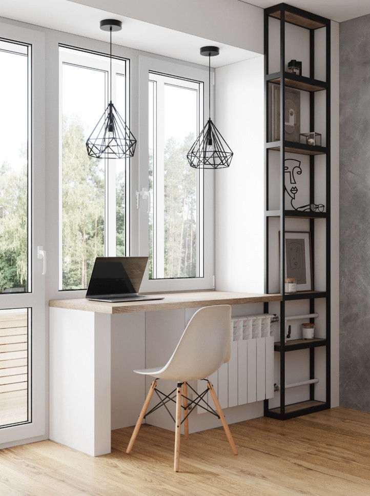 Лофт в однушке 30 кв.м. в Новосибирске