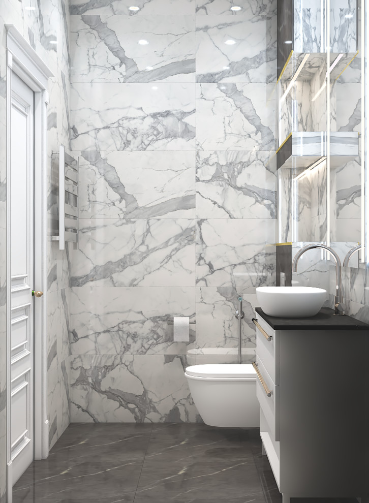 Обложка проекта: Интерьер санузлов в з.п. Бавария от Унистрой