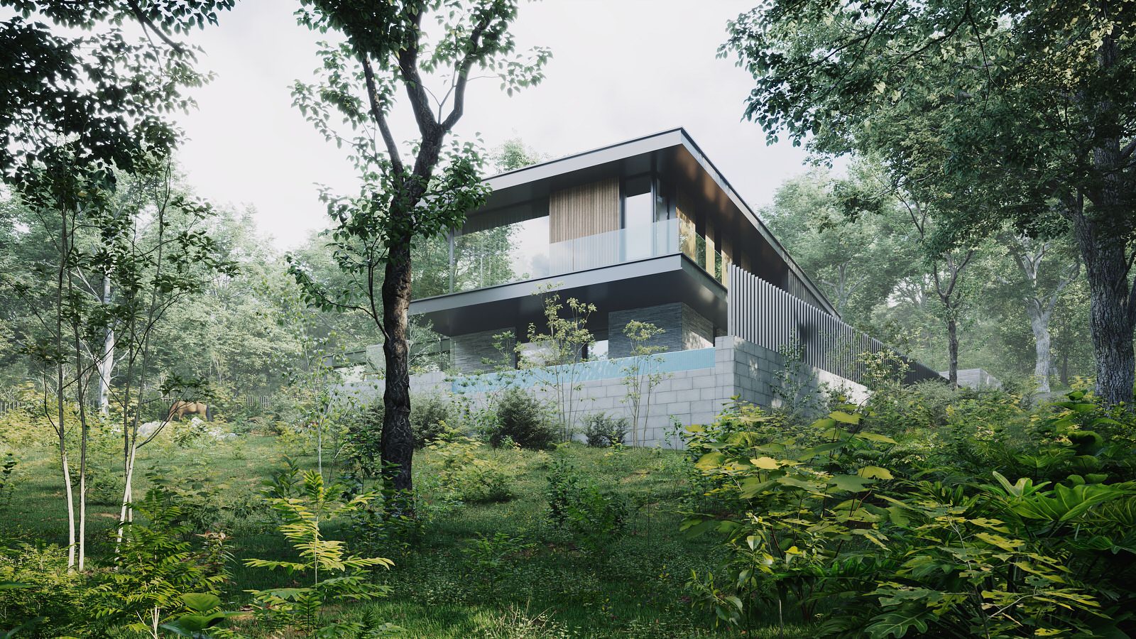 Дом с конем