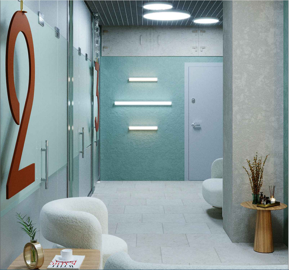 Стоматология в мятных тонах