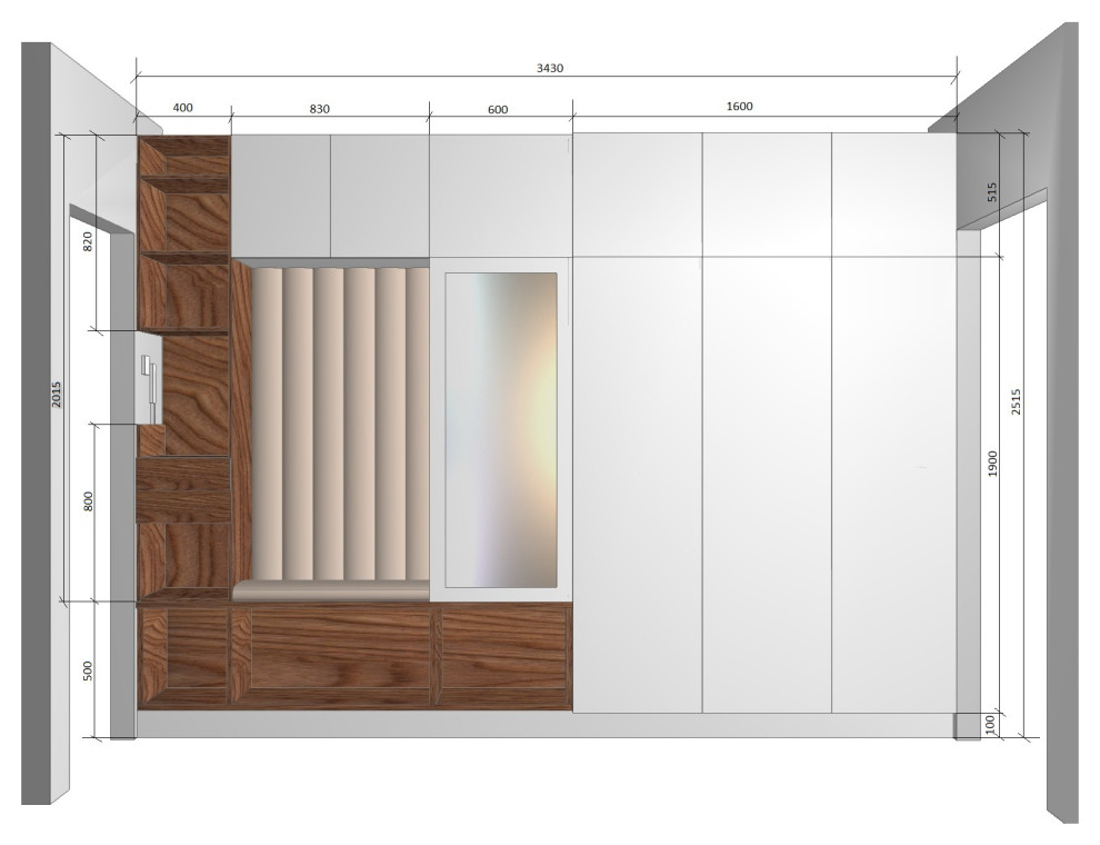 Проект прихожей.