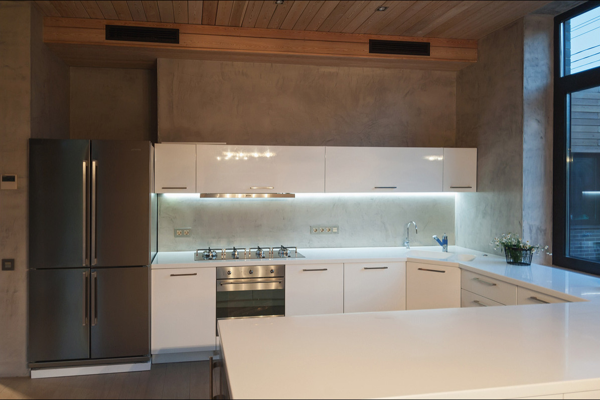 Загородный дом в стиле лофт