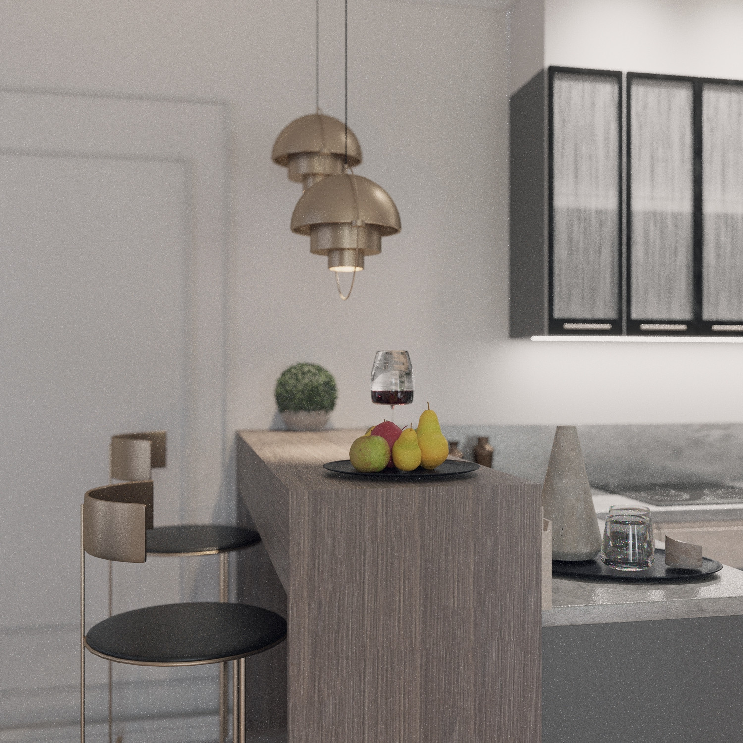 Кухня-гостинная