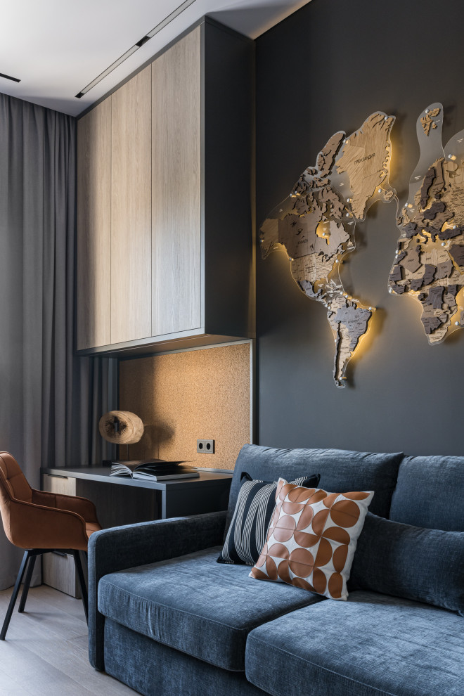 Квартира для активной семьи в минималистичном стиле