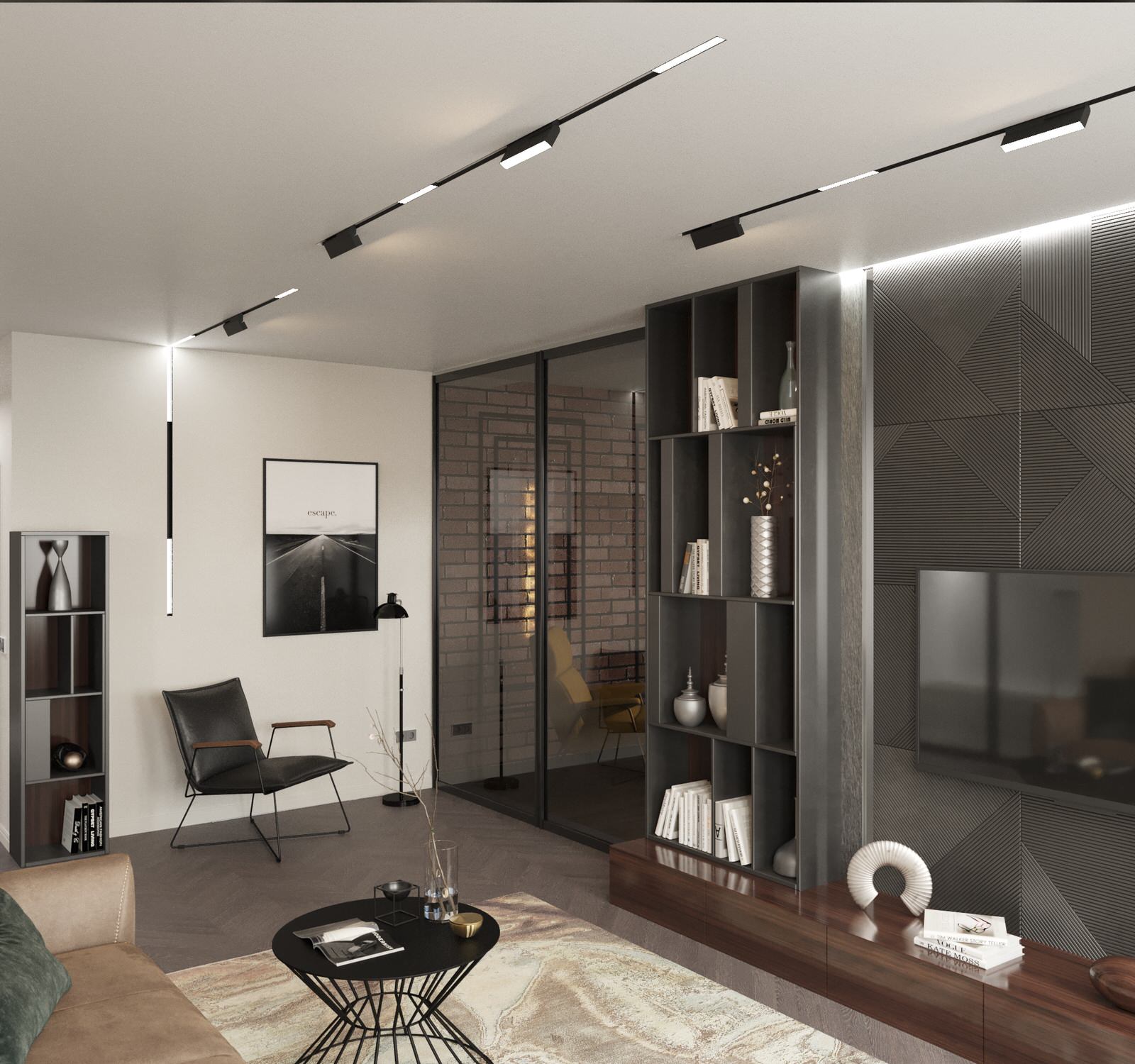 ЖК Красный Аксай. Двухкомнатная квартира в современном стиле