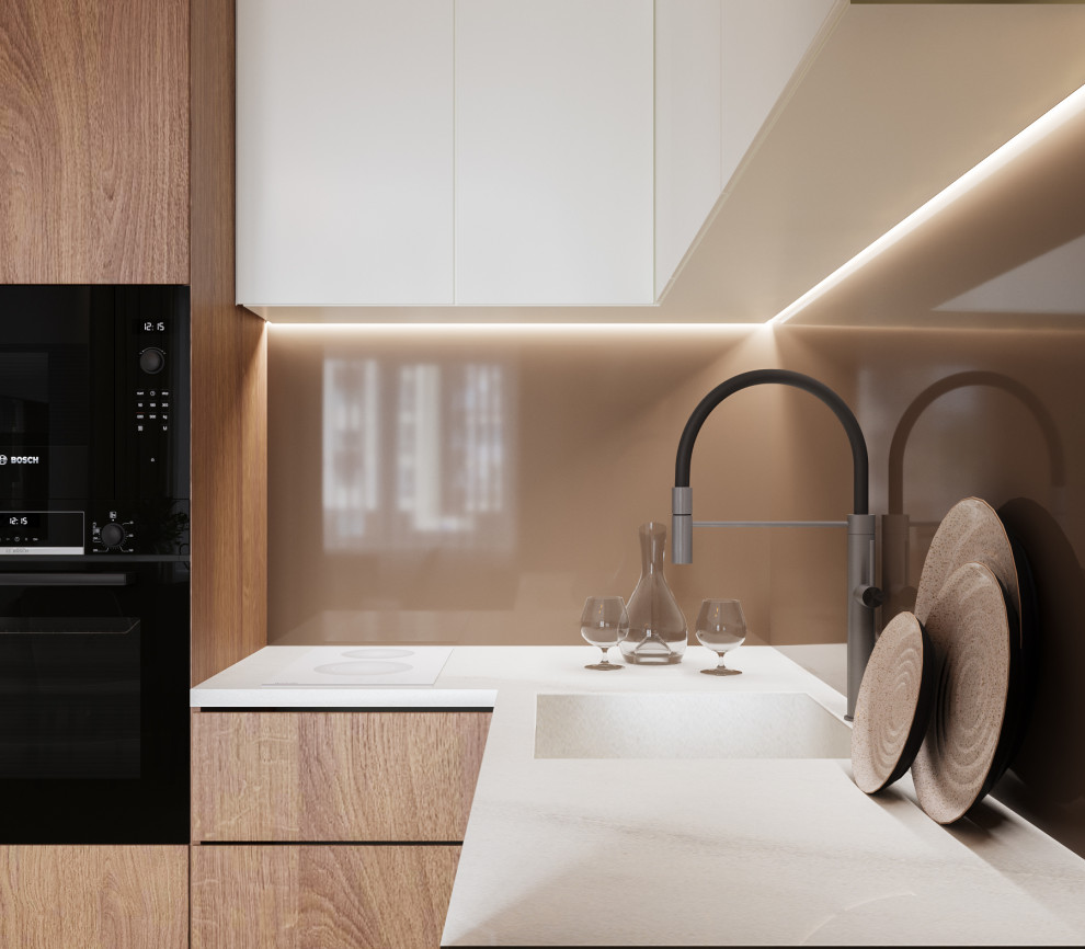 Кухня из проекта "Природные оттенки"