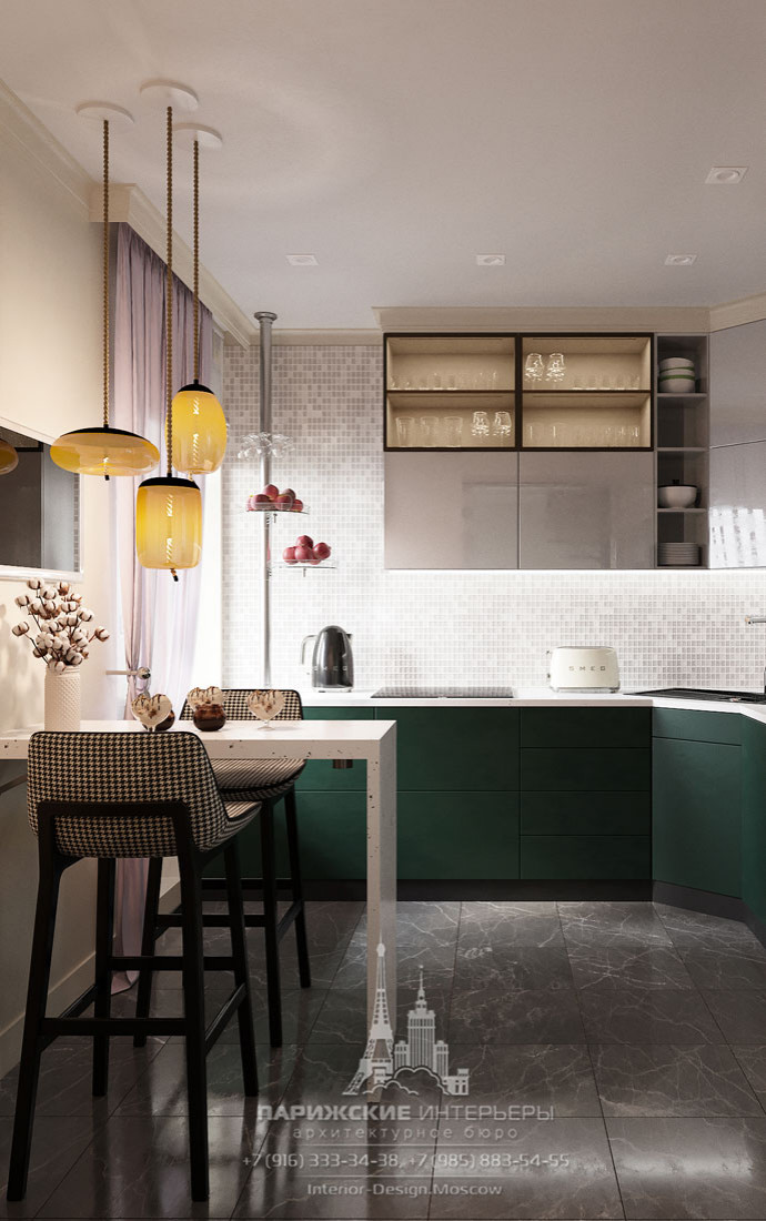 Дизайн двухуровневой квартиры для семьи с тремя детьми