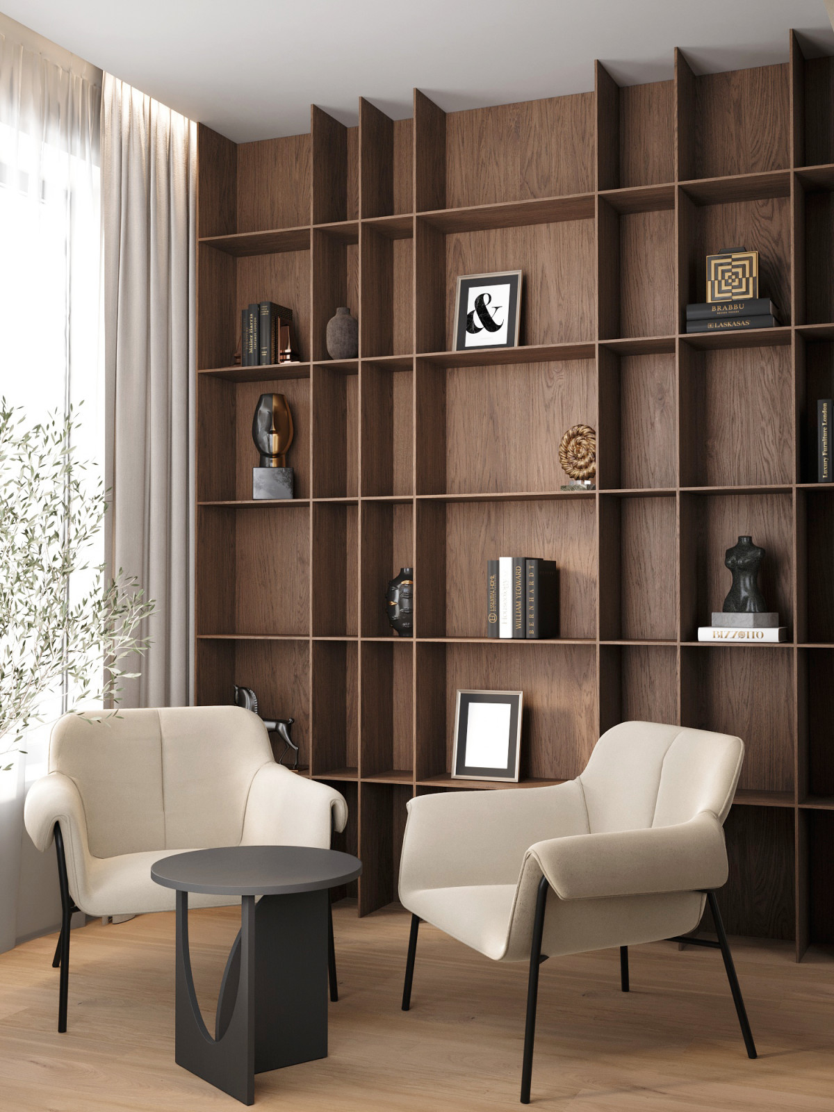 ЖК «Grand View» - квартира площадью 111,8 м2 в стиле уютный минимализм