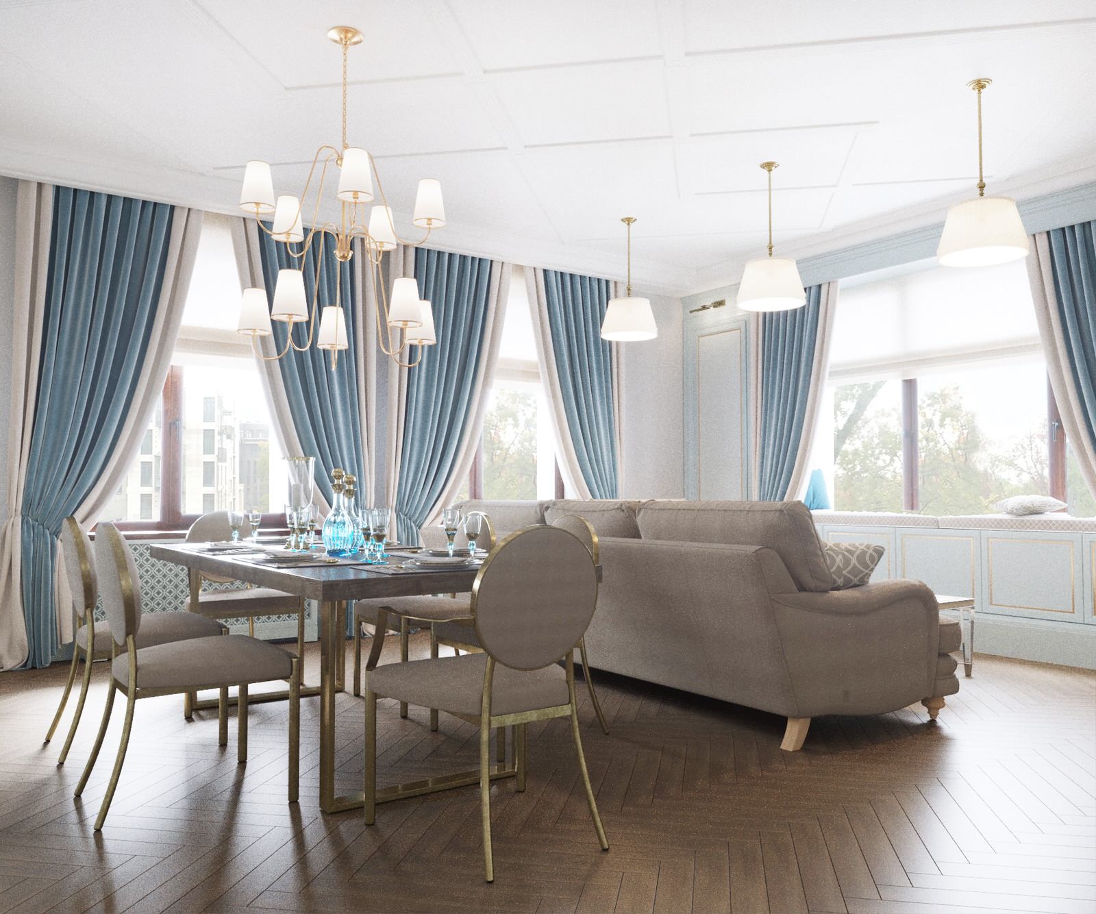 Квартира 140 кв.м. ЖК Смольный парк