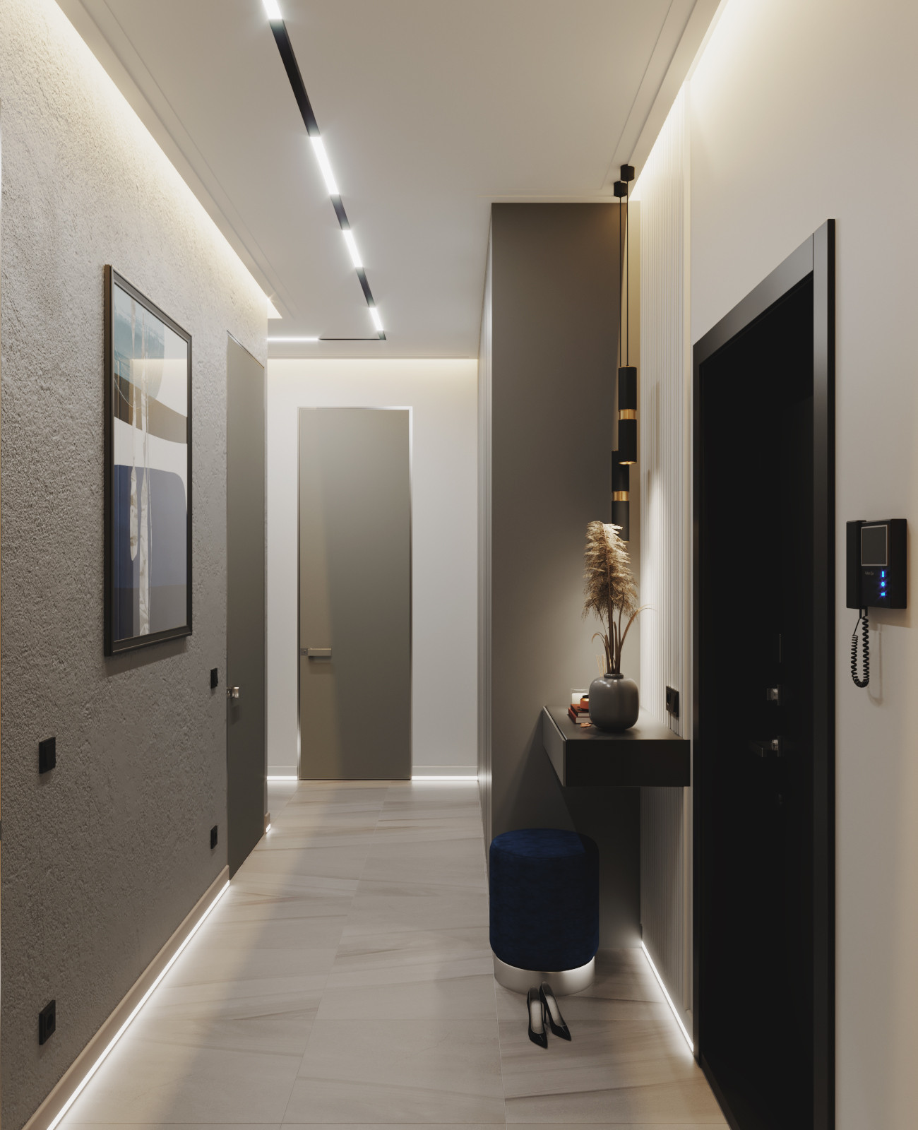 GRAY. Квартира в ЖК Дом на набережной, 64 кв.м