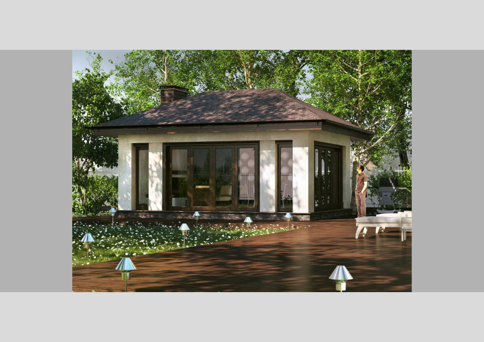 каминный дом в Новых Вешках