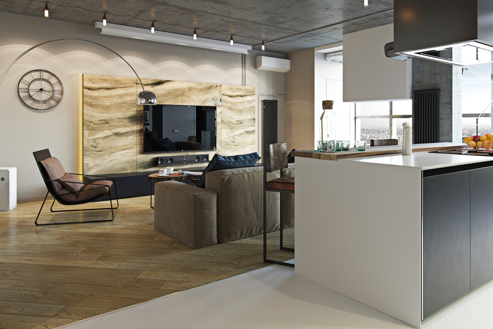 Квартира в стиле лофт