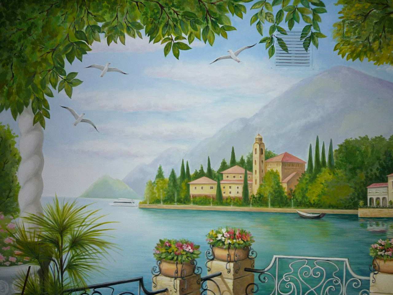 Роспись / пейзаж