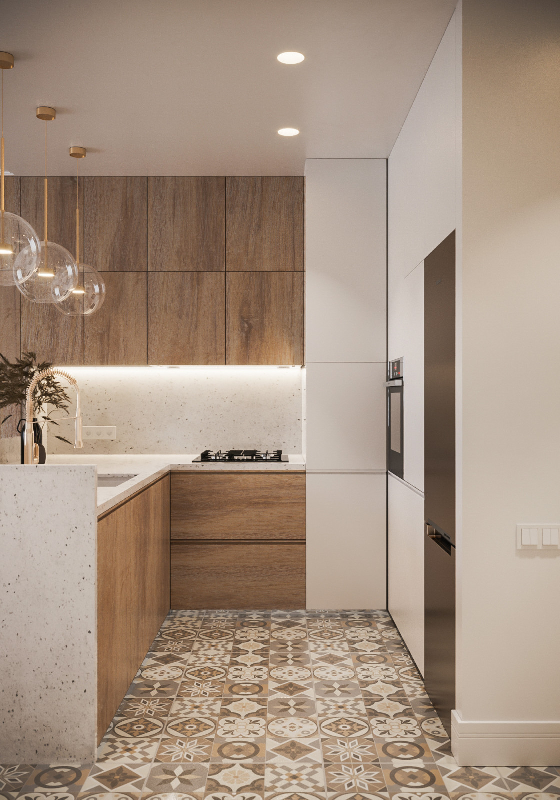 Apartamento de tres pisos