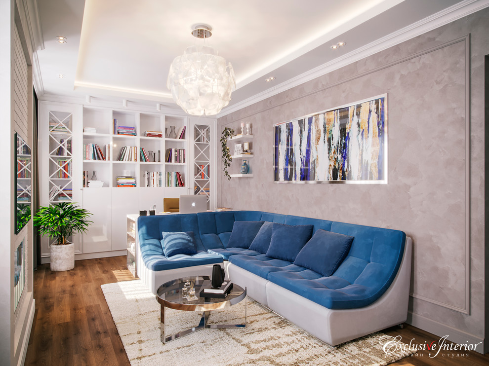 Обложка проекта: Визуализация гостиной