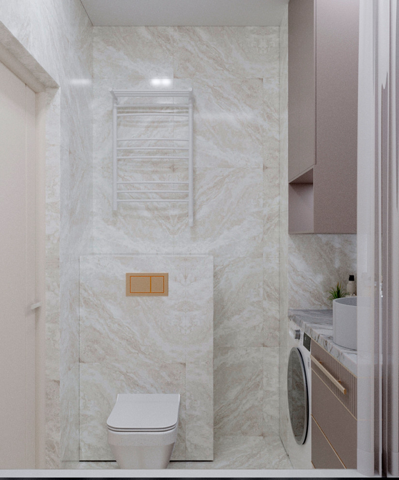 Дизайн маленького санузла