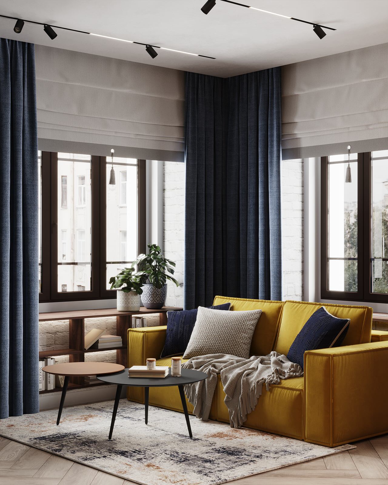 Обложка проекта: 21 линия В.О. - 70 м2