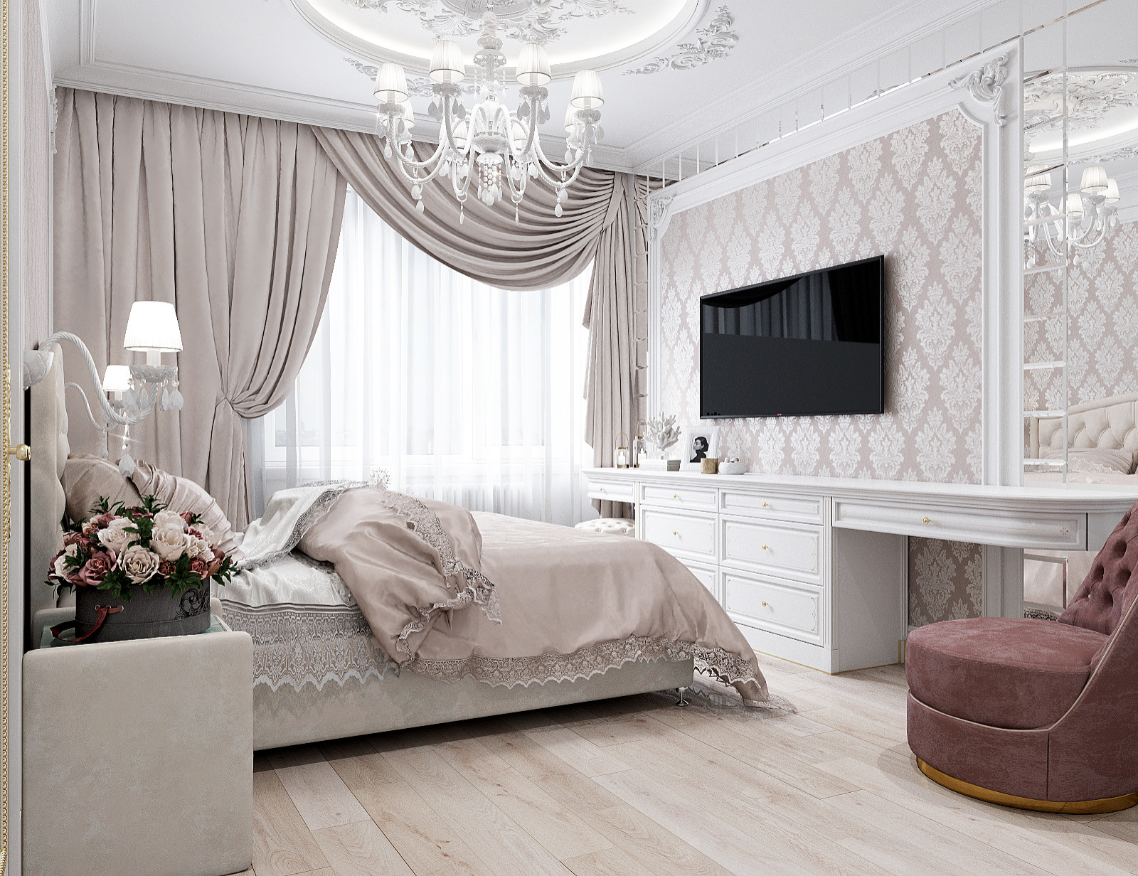 Нежная спальня