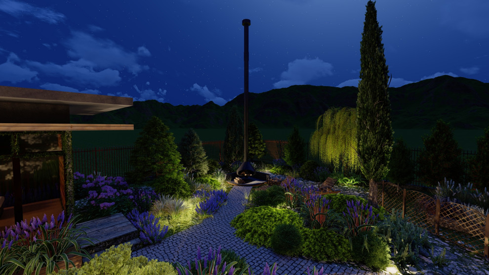 Каменистые устройства на участке 7 соток. "День/Ночь"