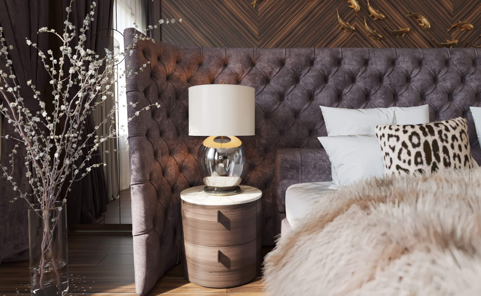 Дизайн интерьера одноэтажного жилого дома в стиле арт-деко