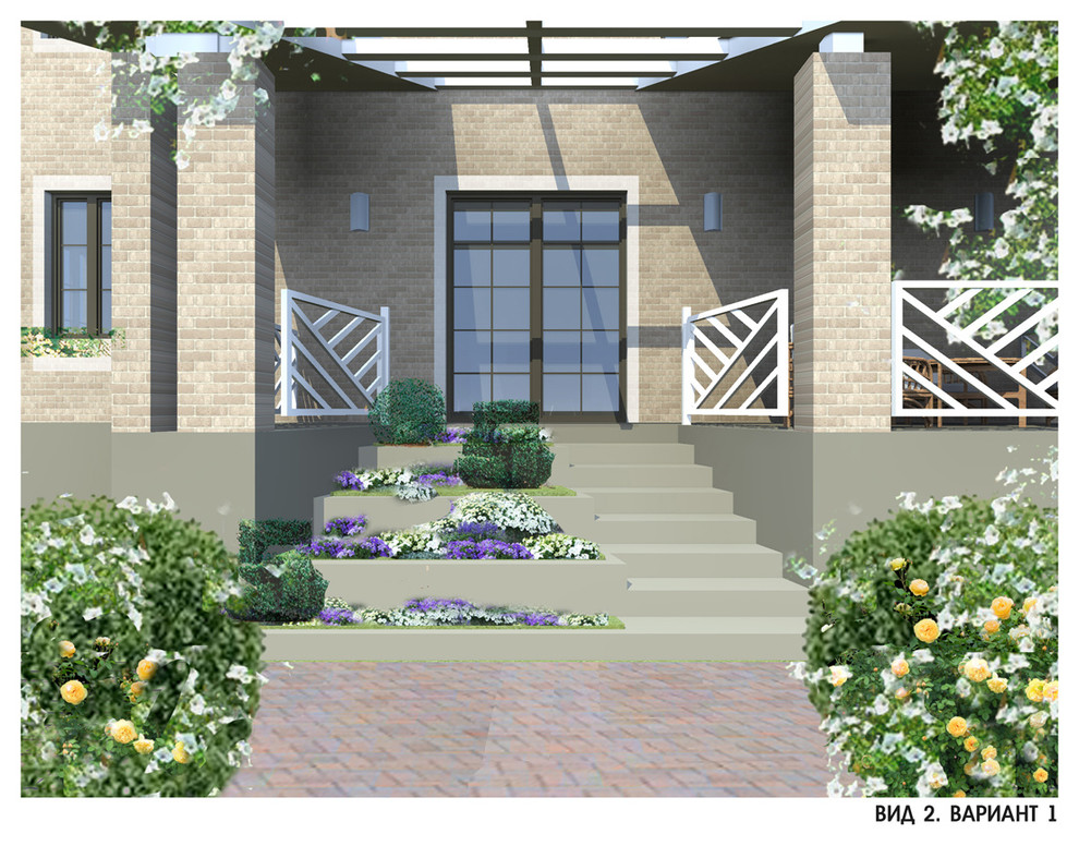 Проект террасы в доме. Декорирование фасадов