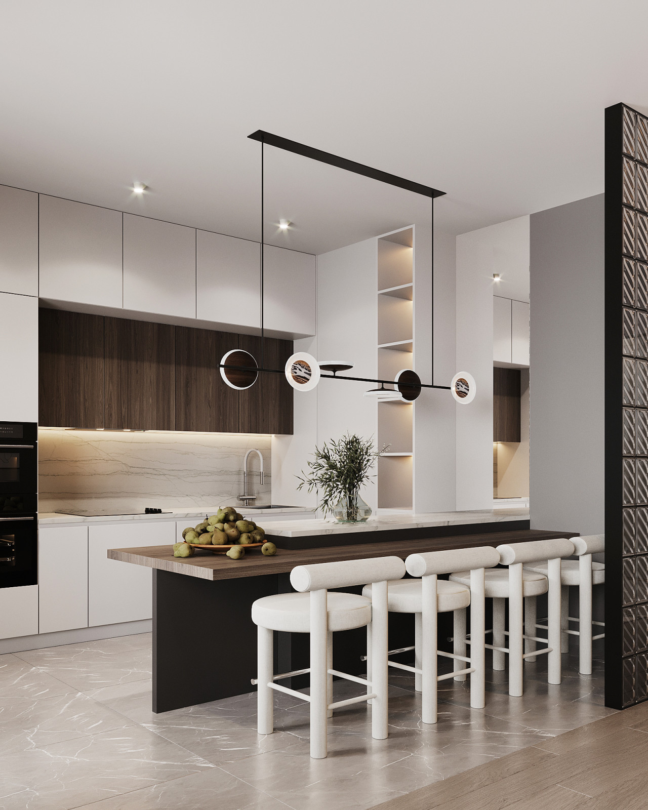 Обложка проекта: ЖК "Шуваловский" современный интерьер 77 кв.м