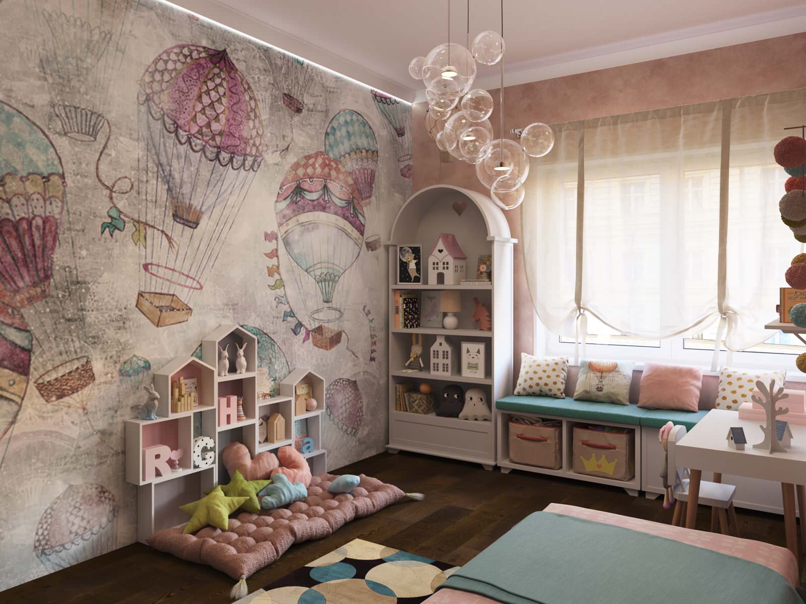 3D Visualization of child`s room Design by Set Bureau