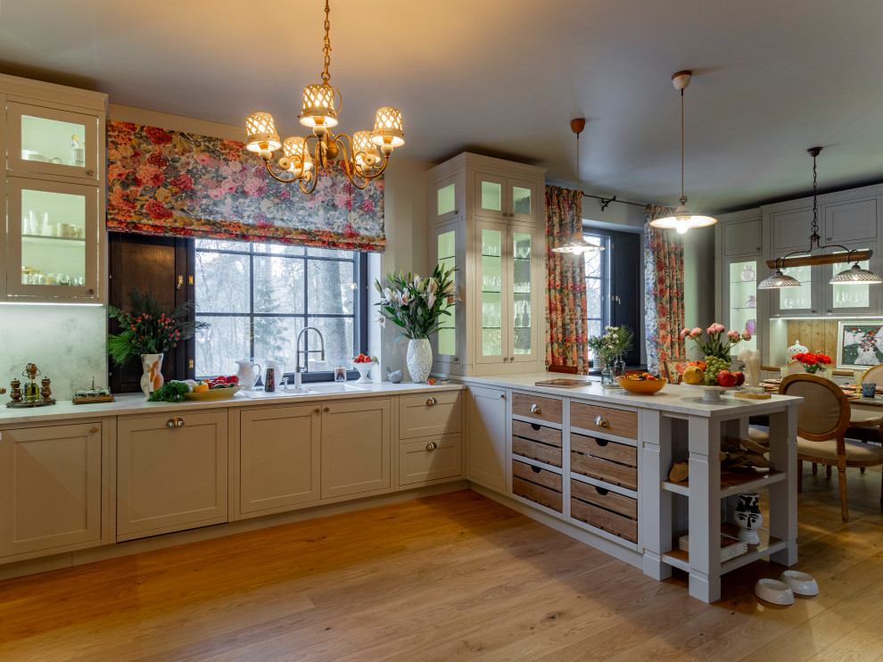 Роскошная кухня-гостиная