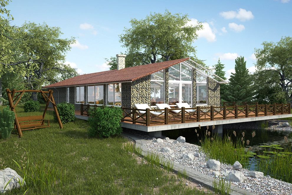 Беседка в поселке Ропша