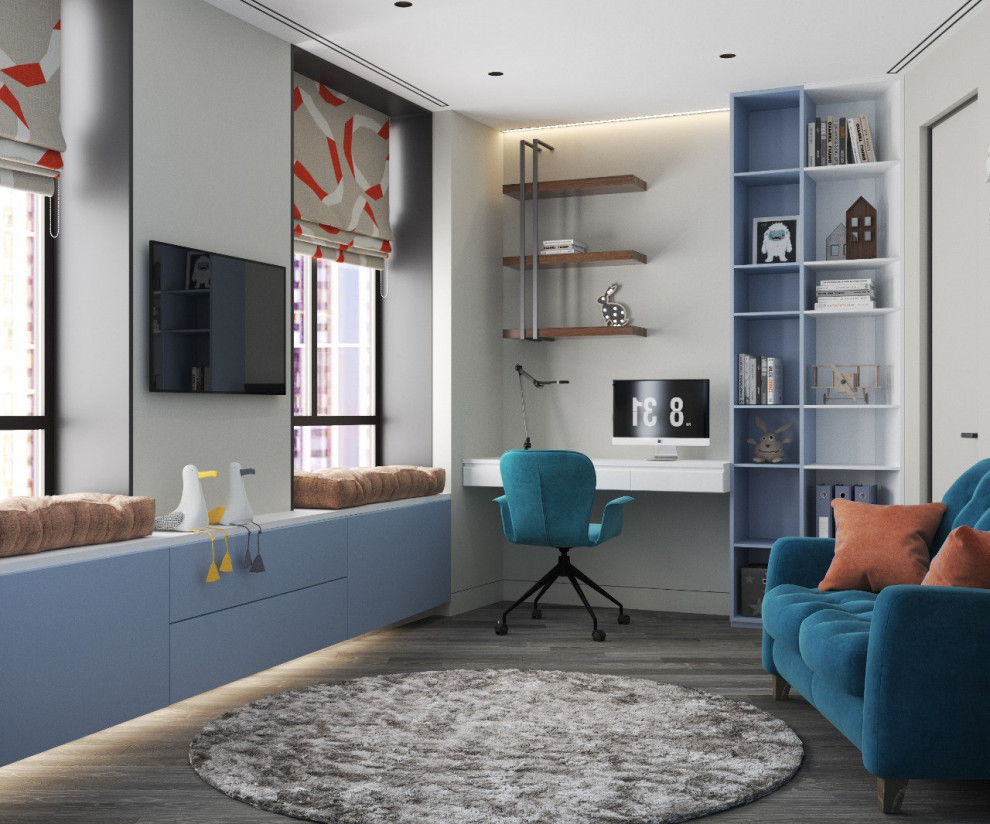 Современный интерьер в ЖК Крылья