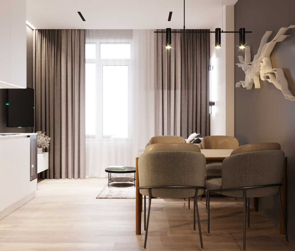 Дизайн интерьера квартиры, ЖК Болконский